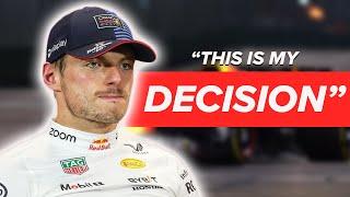 HORRIBLE NEWS for F1 as Max Verstappen DROPS MASSIVE BOMBSHELL about RETIRING