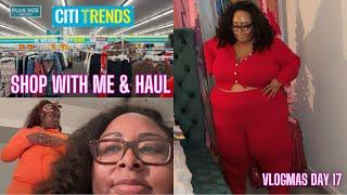 I CAN'T BELIEVE I FOUND THESE 2 PIECES AT CITI TRENDS! | PLUS SIZE FINDS| HAUL| 🩷 VLOGMAS DAY 17 🩷