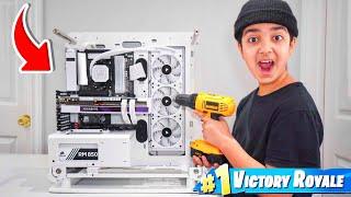 Kid Builds His Dream Gaming PC.. (FORTNITE!)