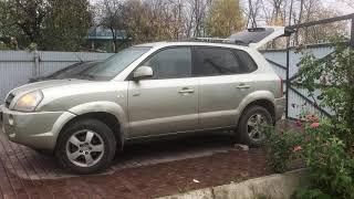 Регулировка ручника Hyundai Tucson ( Туксон Тусан ) 2004 - 2010 за 5 минут, головка на 12.