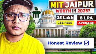 Manipal Jaipur...an Honest Review Worth it in 2025? Direct Admission! MUJ Jaipur For CSE?