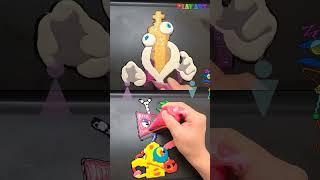 Making Amazing Digital Circus : Kinger VS Zooble Pancake art challenge (Gender swap) #shorts