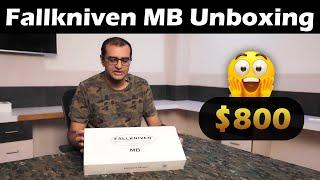 Unboxing a Crazy $800 knife - Fallknivenfal Modern Bowie #fallkniven #sweden #savajoutdoors