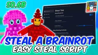 Steal a Brainrot Script Pastebin | Instant Steal Brainrot, Auto Lock Base, Auto Sell & More (2025)
