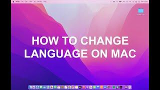 How To Change Language on Mac