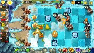 Plants vs Zombies 2 Frostbite Caves day 24 / Растения против Зомби 2 Обмороженные Пещеры день 24