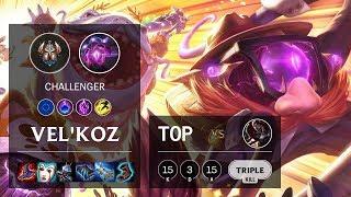 Vel'Koz Top vs Darius - EUNE Challenger Patch 10.10