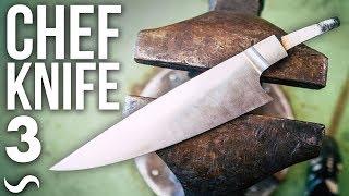 MAKING A CHEF'S KNIFE!!! PART 3