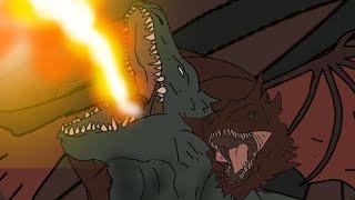 Vhagar Vs Caraxes House of the Dragon | Animation