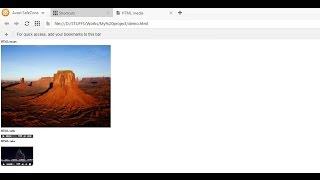 How to insert image, audio and video in web page