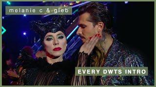 Melanie C & Gleb Savchenko | All DWTS Intros