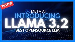 Introducing Llama 3.2: BEST Opensource Multimodal LLM Ever!