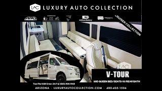 New 2025 OGV Luxury Coach V-TOUR AWD VBB10TBA Rear Full Bath 10-Passenger -SOGV1161