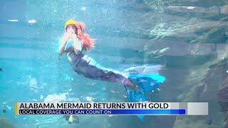 Alabama mermaid returns with gold