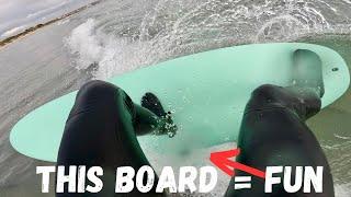 The BEST Beginner Step Up Surfboard + Micro Wave Ripper | 'The Beastie' MF Softboards Review