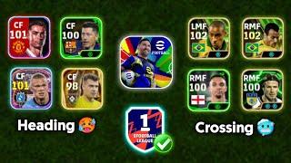 Crossing META is Back Now!! ️ Best Crossing And Heading Players eFootball 2025 Mobile