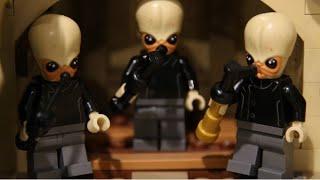 Lego Star Wars Mos Eisley Cantina Scene (''We don't serve their kind here'')