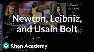 Newton, Leibniz, and Usain Bolt | Derivatives introduction | AP Calculus AB | Khan Academy