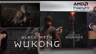 Black myth: Wukong -  GPD Win Mini 2024 Vs Lenovo Legion Go F1 | FRS 3.0  Settings | 20W | Gameplay