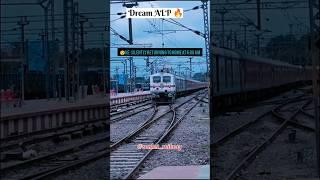 WAP-7 ️ fire high speed in night  #alp #motivation #railway  #indianrailways  #sanket #status