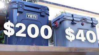 YETI Roadie 24 vs Budget Everbilt Cooler (24hr Ice Test + Drop Test + Review)