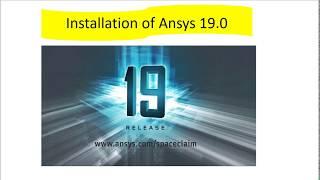 Installing Ansys 19.0 or 18.1