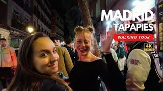 Tapapiés 2024 | Madrid Street Food & Culture Festival | 4K Walking Tour