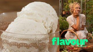 Pamela Anderson Makes Ice Cream With Gregory Gourdet | Pamela's Cooking With Love on Flavour Network