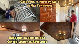 GATE DESIGN DITO SA PROJECT MIA TOWNHOUSE + NAGKABIT NA KAMI NG MGA CENTER LIGHTS SA ANGELIQUE TH