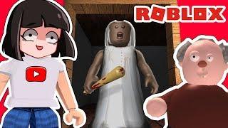 Забралась в дом к ДЕДУ GRANNY в РОБЛОКС - Побег в Roblox вместе с Машкой челлендж