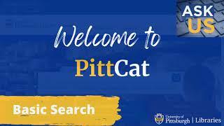 PittCat - Basic Search