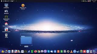 iLinux OS 2 - Resize Desktop Icons - ilinuxos.com