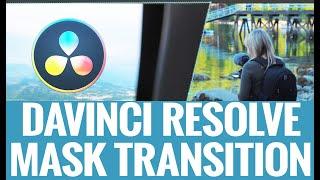 How to Create MASK TRANSITIONS in DaVinci Resolve for Beginners