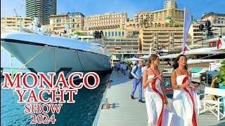 SPECTACULAR MONACO YACHT SHOW 2024 - DAY 1! @emmansvlogfr