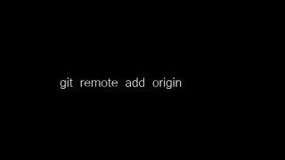 git remote add origin