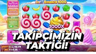  SLOT OYUNLARI  SWEET BONANZA 1000 TAKİPÇİMİZİN TAKTİĞİYLE OYNUYORUM
