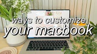 macbook organization + customization tips/tricks! *MUST DO!!* (part 5) MacOS Sonoma + widgets!