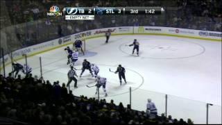 Vladimir Tarasenko EN goal 4-2, last 1:45 of 3rd. Tampa Bay Lightning St. Louis Blues  3/4/14 NHL