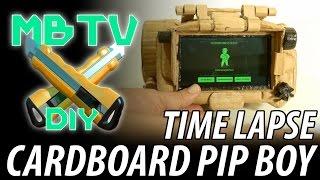 Time lapse How To -  Fallout 4 DIY Cardboard Pip Boy 3000 Mark 4