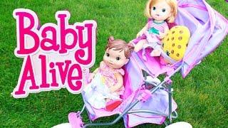 Baby Alive Dolls GO ON WALK Double Stroller Review