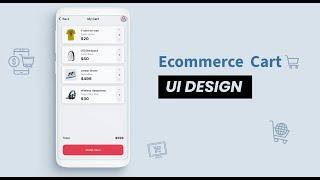 E-commerce App - Cart Screen UI