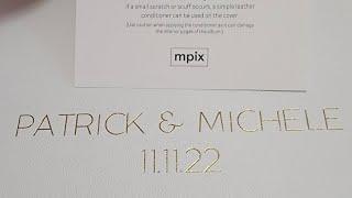 MPIX COMPANY  FULL ALBUM REVIEW leather layflat gold Debossing with semi gloss photo(Not sponsored)