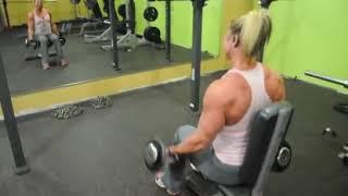 Triceps/ Biceps IFBB Pro Jen Louwagie