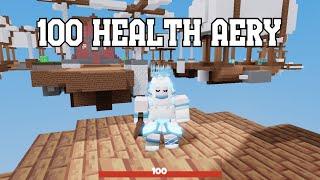 Getting 100 Health As An Aery | Roblox Bedwars