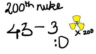 200th nuke but i input failed 