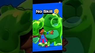 no skills vs skills (brawl star)