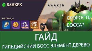 AWAKEN CHAOS ERA! ГИЛЬДИЙСКИЙ БОСС. СТИХИЯ ДЕРЕВО. СКОРОСТЬ БОССА?  ГАЙД ДЛЯ НОВИЧКОВ
