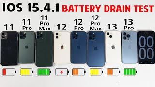 iPhone 11 vs 11 Pro vs 11 Pro Max vs 12 vs 12 Pro / 12 Pro Max / 13 / 13 Pro Battery DRAIN Test 2022