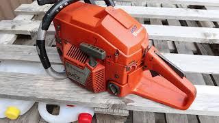 Disassembly of Husqvarna 257 chainsaw for spare parts