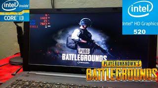 PUBG PC Intel HD 520 | core i3 | 8GB RAM | Low end pc gameplay FPS Test